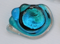 Midnight Sun Brooch aqua-turquoise