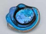 Midnight Sun Brooch blue