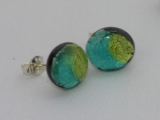 Midnight Ohrstecker peridot-aqua