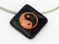 Yin Yang Dunkelviolett