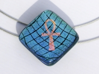 Large Ankh Warp Pendant grün