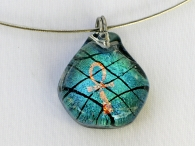 Ankh Tio Warp Pendant grün