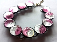 Midnight Armkette rose-silber