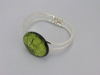 Midnight Schanierspange peridot