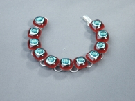 Rave Armkette rubin
