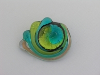 Midnight Sun Brosche peridot-aqua