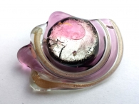 Midnight Sun Brosche rose-silber