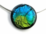 Midnight Moon peridot-aqua