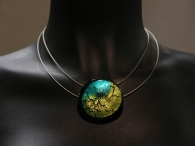 Midnight Moon XL peridot-aqua