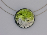 Midnight Moon XL peridot-silber