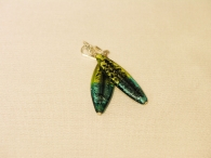 Midnight Ohrhänger lang peridot-aqua