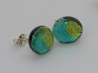 Midnight Ohrstecker peridot-aqua