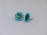 Rave Ohrclips aqua-blau