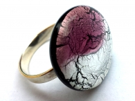 Midnight Ring rose-silber