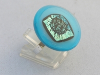 Rave Ring aqua-blau